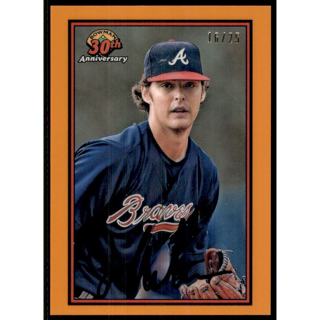 2019 Bowman Chrome 30th Anniversary Orange Refractors #B30IA Ian Anderson. rookie card picture