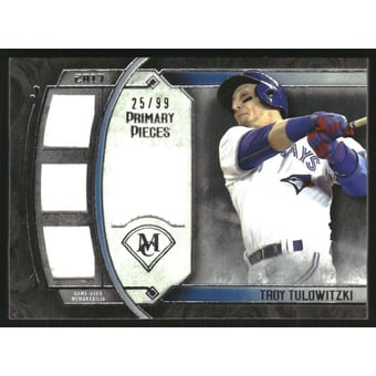 2017 Topps Museum Collection Primary Pieces Quad Relics #SPRTT Troy Tulowitzki