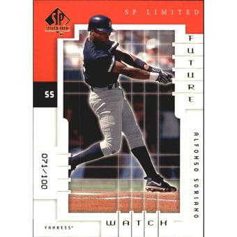2000 SP Authentic Limited #112 Alfonso Soriano FW