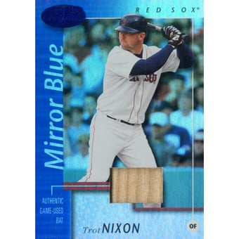 2002 Leaf Certified Mirror Blue #137 Trot Nixon Bat