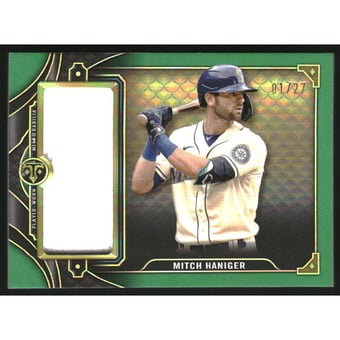 2022 Topps Triple Threads Single Jumbo Relics Emerald #SJR3MH1 Mitch Haniger
