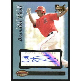 2007 Bowman's Best Blue #73b Brandon Wood AU