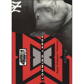 2002 Upper Deck 40-Man Looming Large Jerseys #LRC Roger Clemens