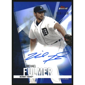 2017 Finest Autographs Blue Refractors #FAMF Michael Fulmer