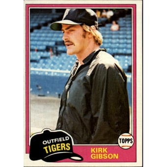 1981 Topps #315 Kirk Gibson RC