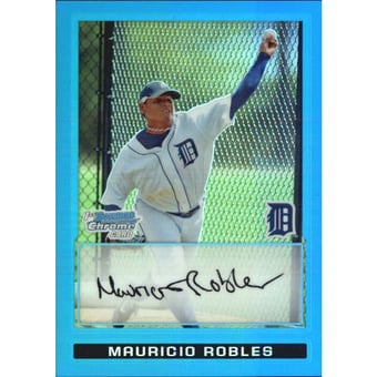 2009 Bowman Chrome Prospects Blue Refractors #BCP150 Mauricio Robles