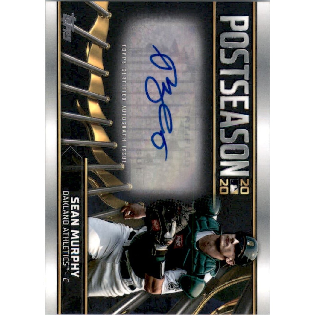 2021 Topps Postseason Performance Autographs #PPASMU Sean Murphy/30. rookie card picture
