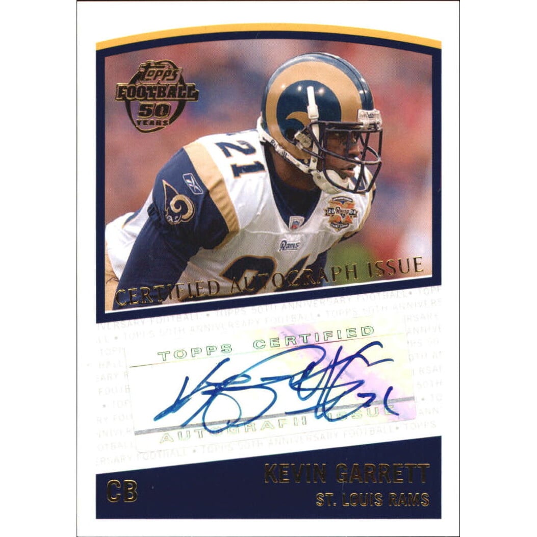 2005 Topps Autographs #TKG Kevin Garrett G