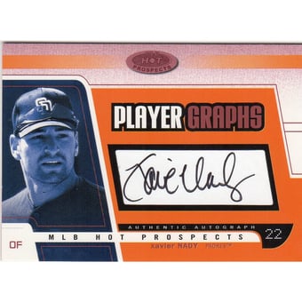 2003 Hot Prospects PlayerGraphs Red Hot #XN Xavier Nady