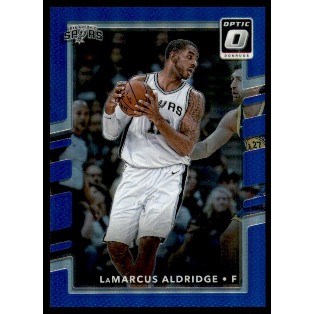 2017-18 Donruss Optic Blue #131 LaMarcus Aldridge. rookie card picture