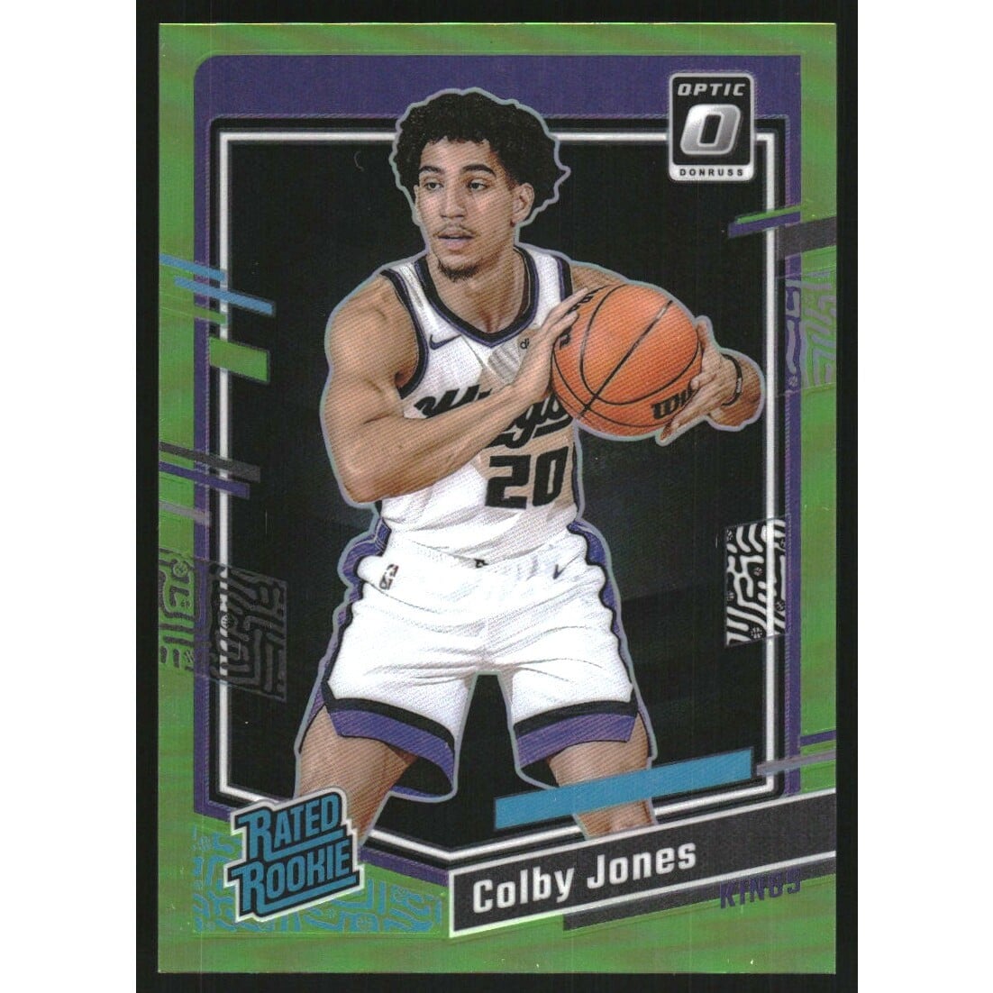 2023-24 Donruss Optic Lime Green #246 Colby Jones RR. rookie card picture