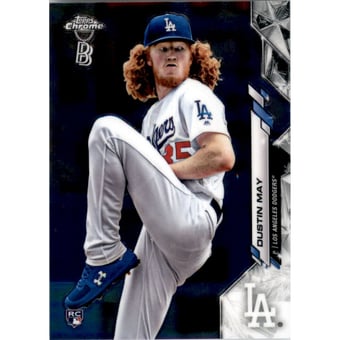2020 Topps Chrome Ben Baller #176 Dustin May RC