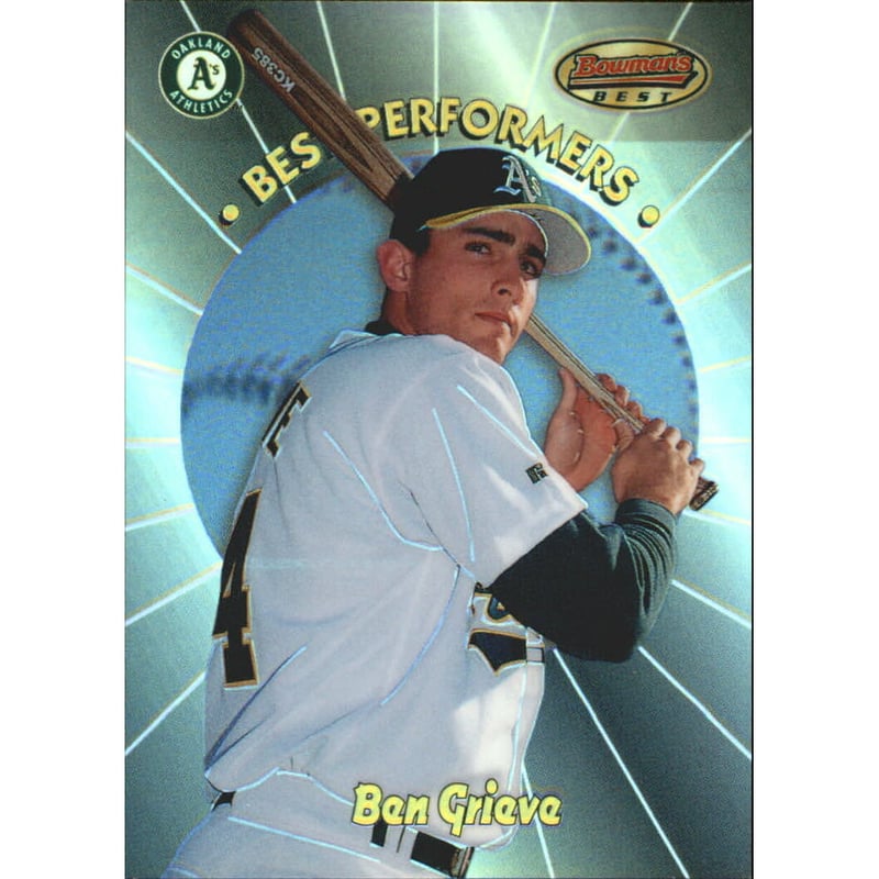 1998 Bowman's Best Performers Refractors #BP1 Ben Grieve