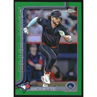 2025 Topps Chrome Green Refractors #101 Bo Bichette