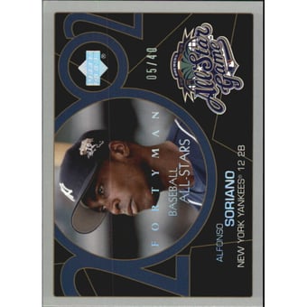 2003 Upper Deck 40-Man Rainbow #781 Alfonso Soriano AS
