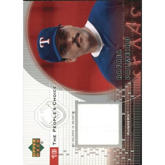 2002 Upper Deck Peoples Choice Game Jersey #PJRP Rafael Palmeiro SP