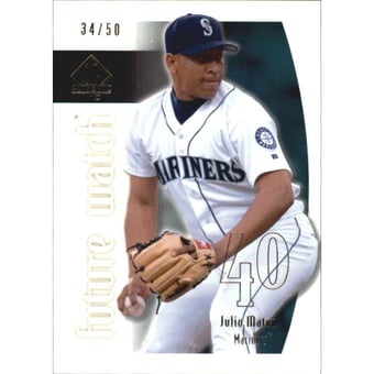 2002 SP Authentic Limited Gold #115 Julio Mateo FW