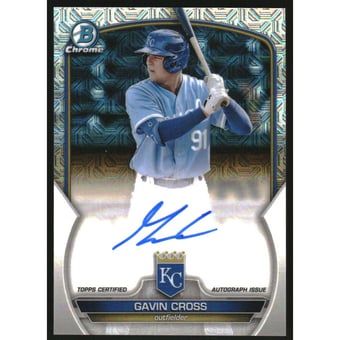 2023 Bowman Chrome Mega Box Autographs #BCMAGC Gavin Cross