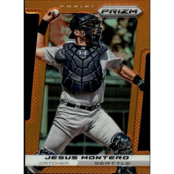 2013 Panini Prizm Prizms Orange Die-Cut #96 Jesus Montero