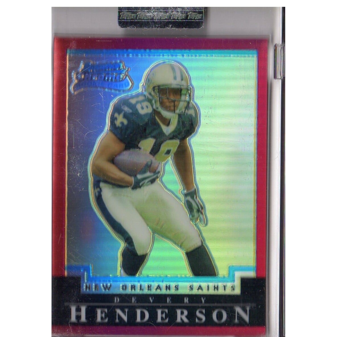 2004 Bowman Chrome Red Refractors #185 Devery Henderson. rookie card picture