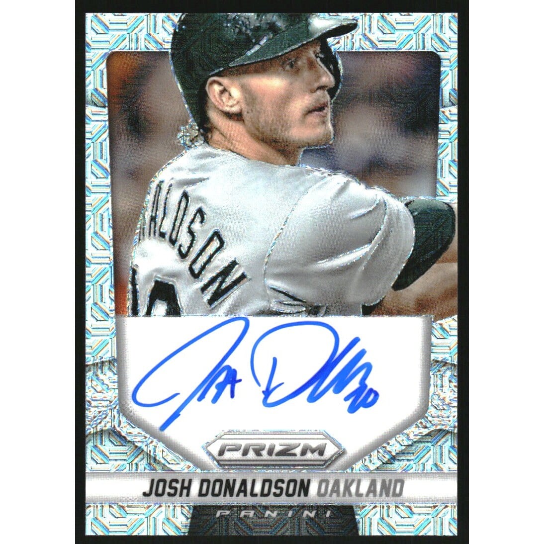 2014 Panini Prizm Autographs Prizms Mojo #JD Josh Donaldson. rookie card picture
