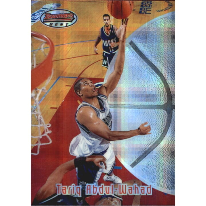1997-98 Bowman's Best Atomic Refractors #122 Tariq Abdul-Wahad. rookie card picture