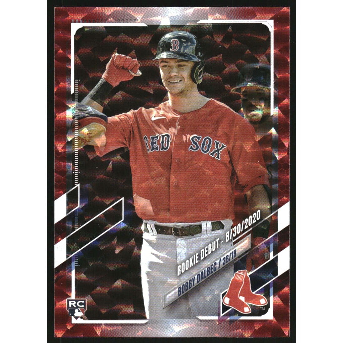2021 Topps Update Red Foilboard #US212 Bobby Dalbec. rookie card picture