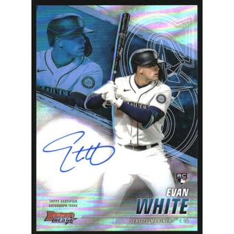 2021 Bowman's Best Best of '21 Autographs Refractors #B21EW Evan White