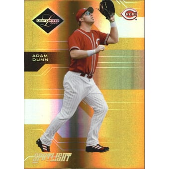 2005 Leaf Limited Gold Spotlight #42 Adam Dunn