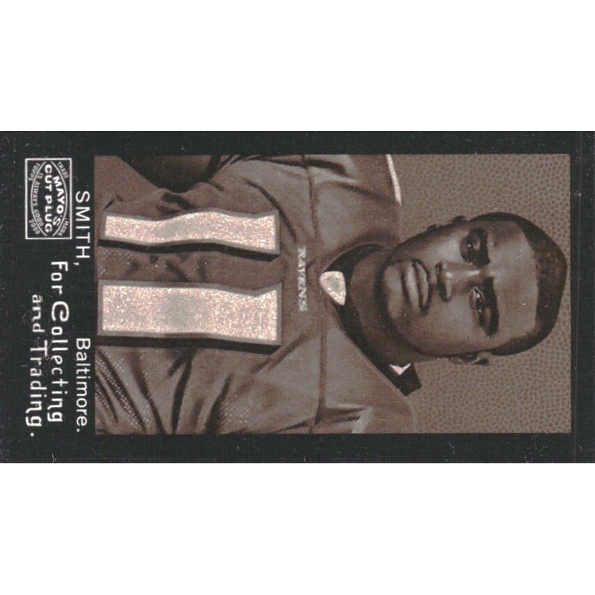 2008 Topps Mayo Mini Harvard Red Backs #98 Troy Smith. rookie card picture