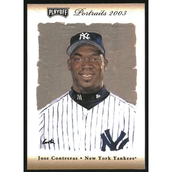 2003 Playoff Portraits Materials Bronze #86 Jose Contreras Base/50