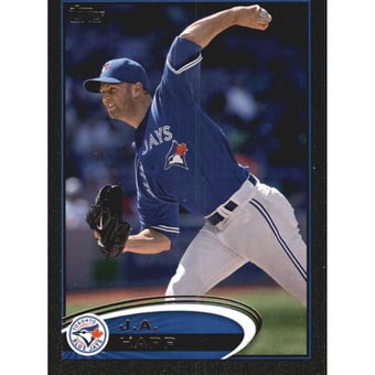 2012 Topps Update Black #US286 J.A. Happ
