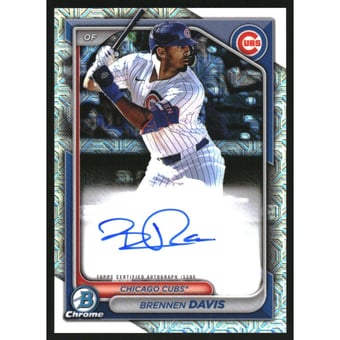 2024 Bowman Chrome Mega Box Autographs #BMABD Brennen Davis