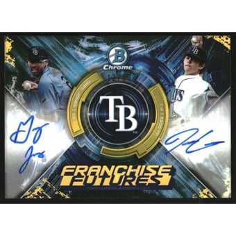 2019 Bowman Chrome Draft Franchise Futures Autographs Gold Refractors #FFAJG JJ Goss/Greg Jones