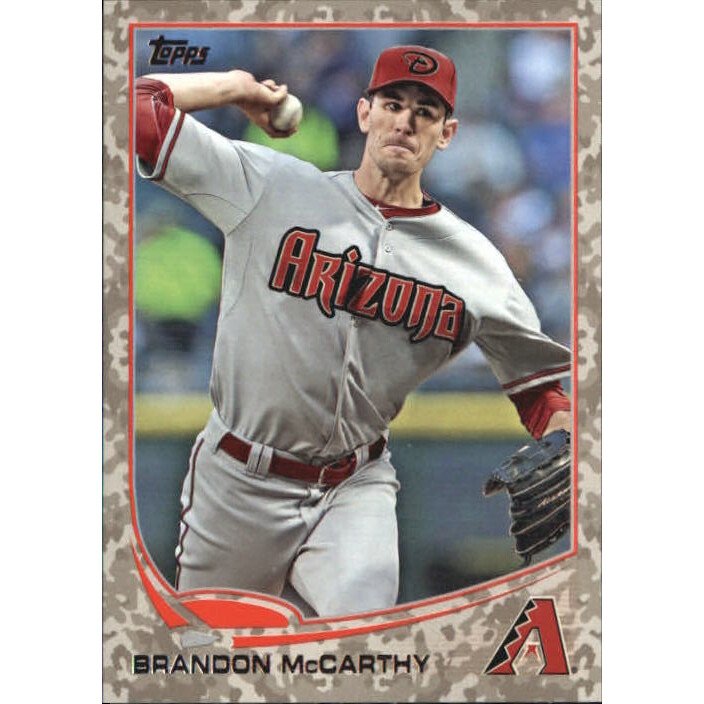 2013 Topps Camo #406 Brandon McCarthy. rookie card picture