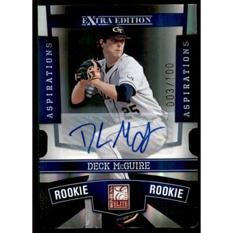 2010 Donruss Elite Extra Edition Signature Aspirations #128 Deck McGuire