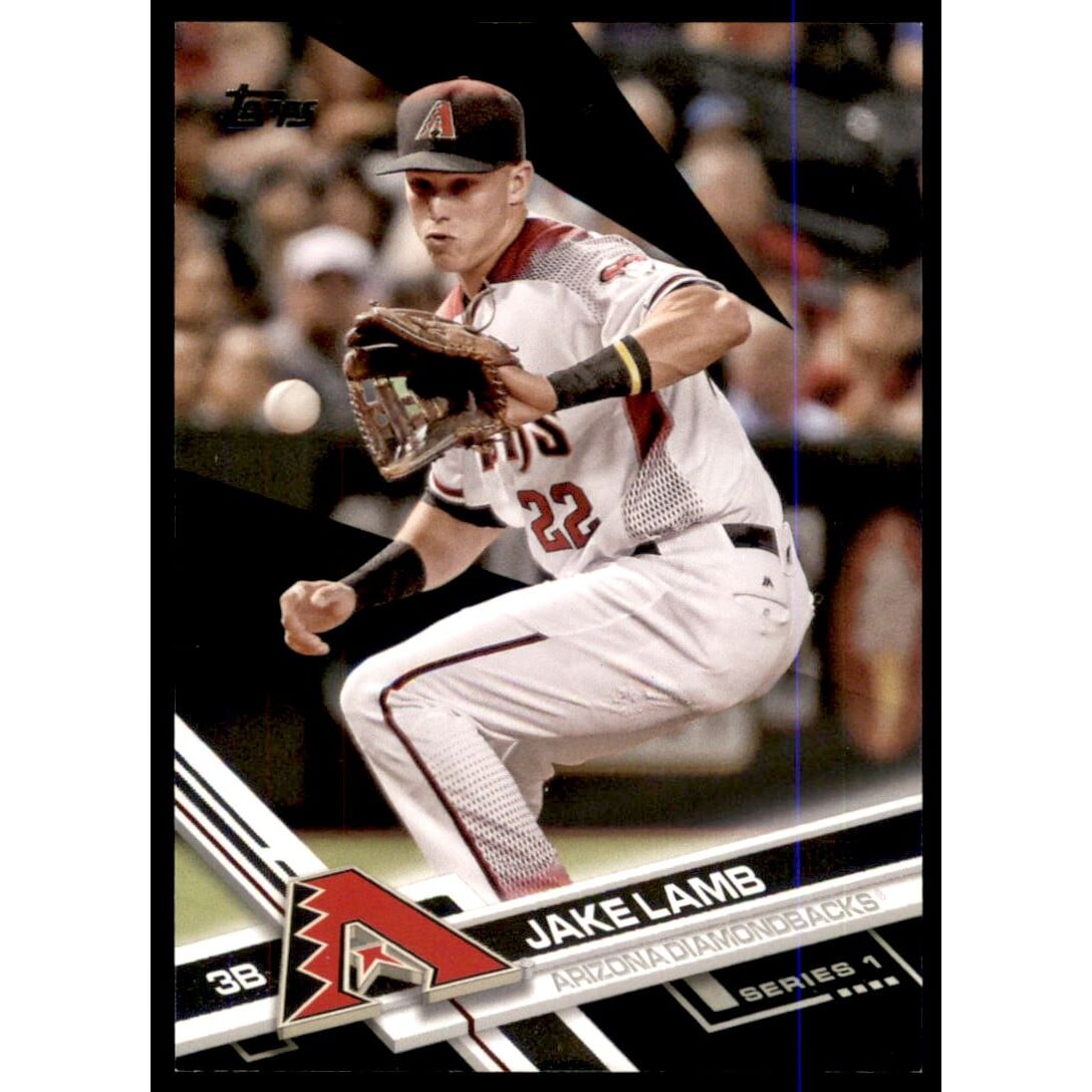 2017 Topps Black #331 Jake Lamb. rookie card picture