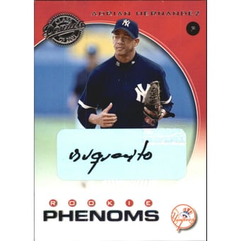 2001 Donruss Class of 2001 Rookie Autographs #246 Adr Hernandez PH/100*