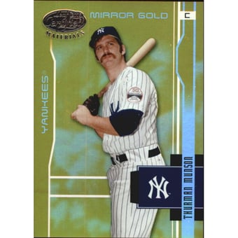 2003 Leaf Certified Materials Mirror Gold #205 Thurman Munson RET