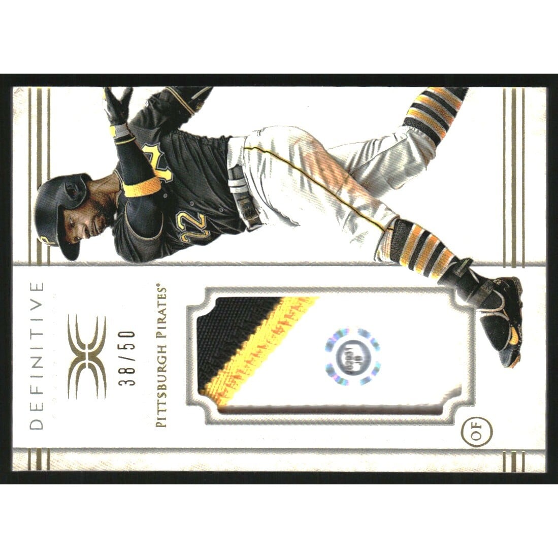 2017 Topps Definitive Collection Jumbo Relics #DJRCAMC Andrew McCutchen. rookie card picture