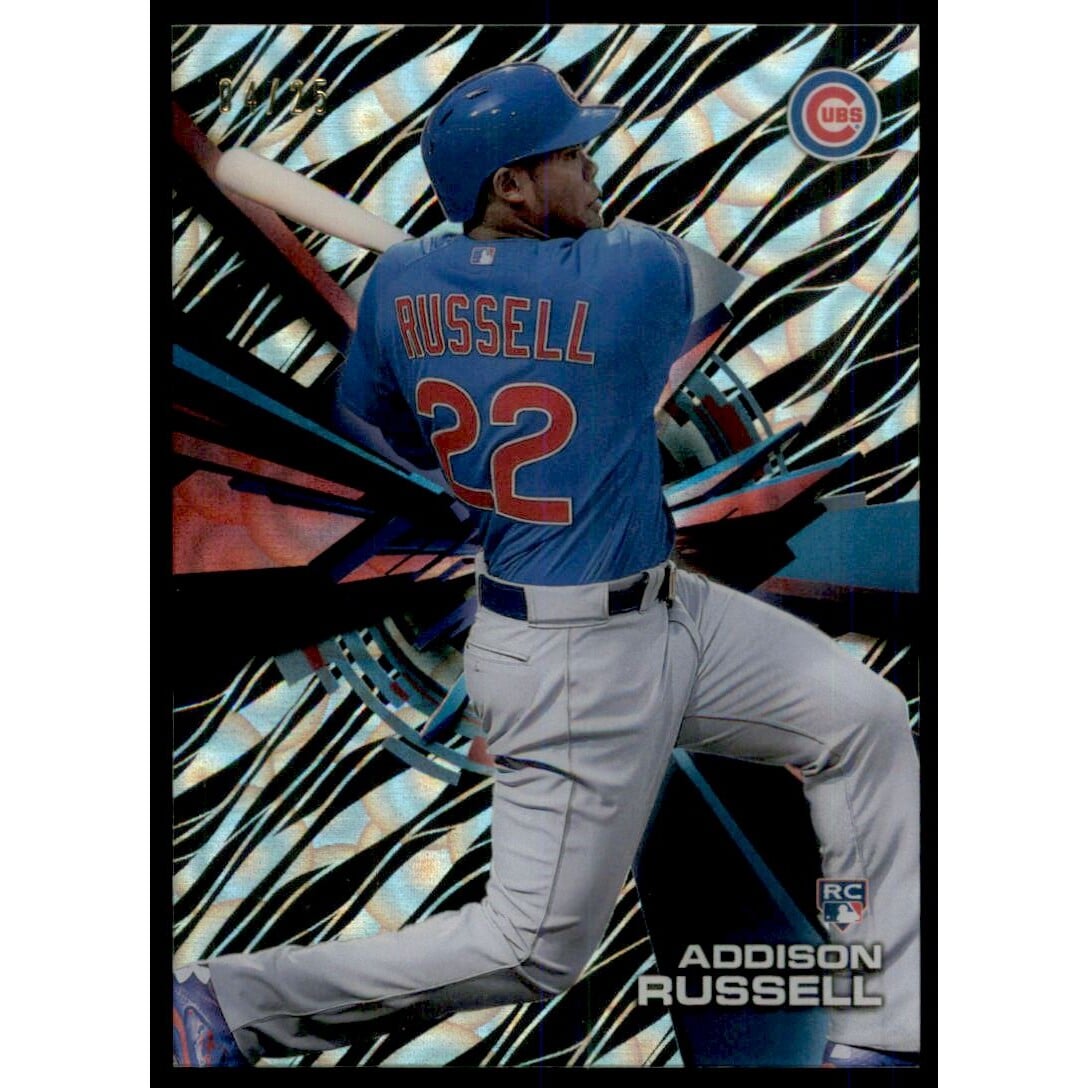 2015 Topps High Tek Clouds Diffractor #HTAR Addison Russell. rookie card picture