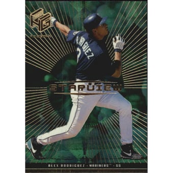 1999 Upper Deck HoloGrFX StarView Gold #S8 Alex Rodriguez