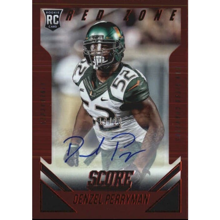 2015 Score Rookie Autographs Red Zone #355 Denzel Perryman