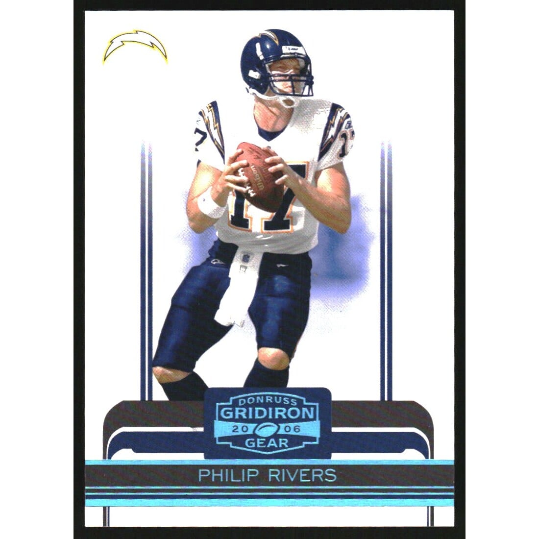 2006 Donruss Gridiron Gear Platinum Holofoil #85 Philip Rivers