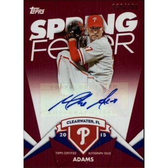 2015 Topps Spring Fever Autographs #SFAMAA Mike Adams/200