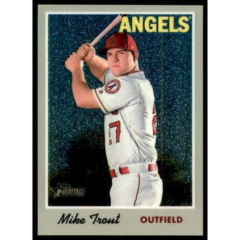 2019 Topps Heritage Chrome #THC485 Mike Trout