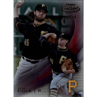 2016 Topps Gold Label Class 2 Red #66 Gerrit Cole