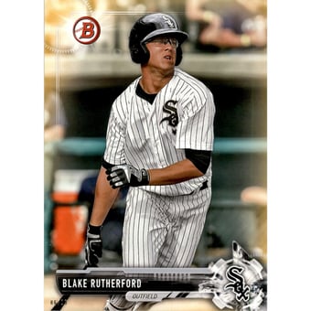 2017 Bowman Draft 5x7 Gold #BD80 Blake Rutherford