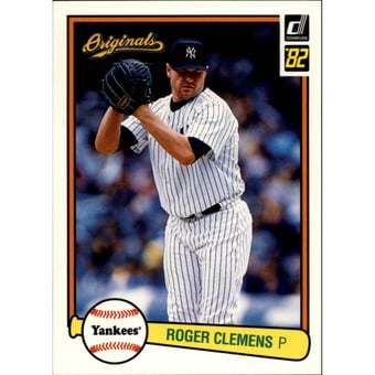 2002 Donruss Originals Aqueous #45 Roger Clemens 82