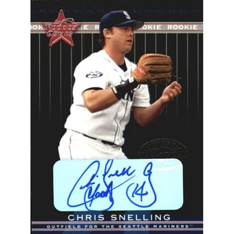 2002 Leaf Rookies and Stars Great American Signings #361 Chris Snelling/175*